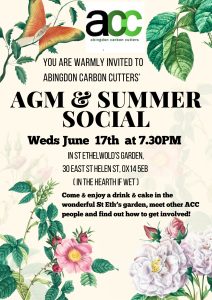 AGM and Sumer Social @ St Ethelwold's House garden