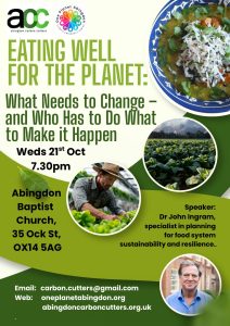Eating Well for the Planet @ Abingdon Baptist Church