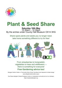 Plant & Seed Swap @ Arches, Abingdon County Hall Museum