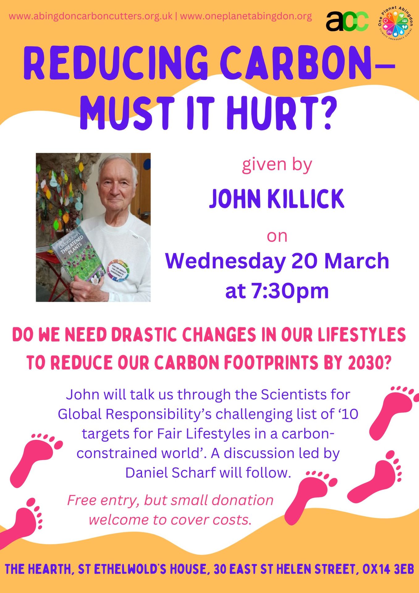 Reducing Carbon - Must It Hurt? @ St Ethelwold's House