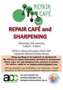 Repair Cafe (Household and electrical) @ Unit 25 Bury Street