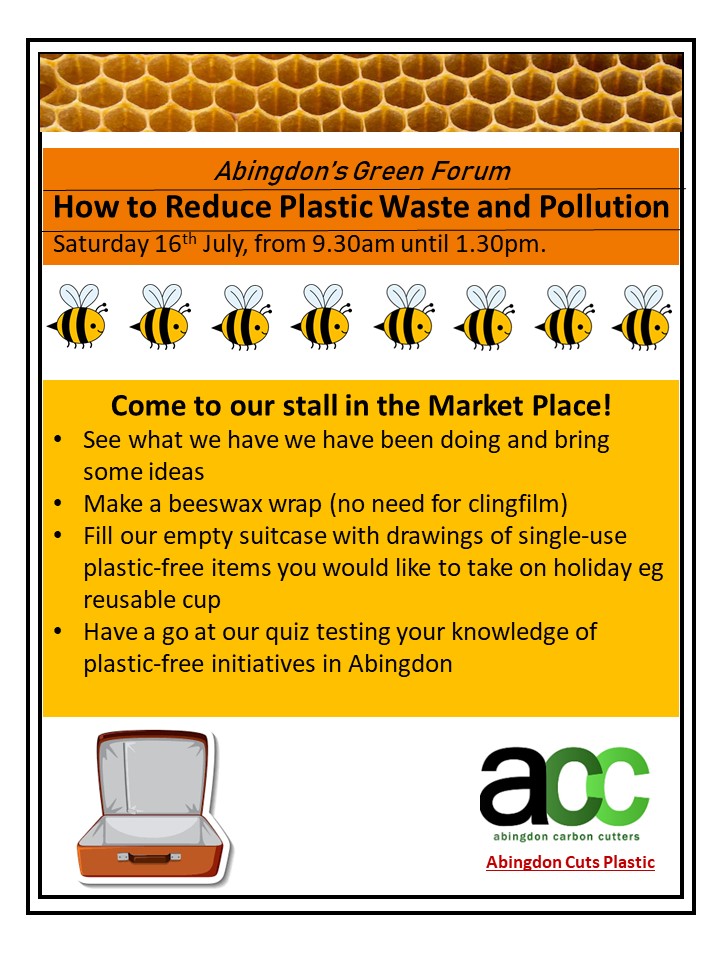 How to Reduce Plastic Waste and Pollution @ Abingdon market place